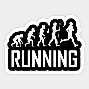 Running Evolution Sticker